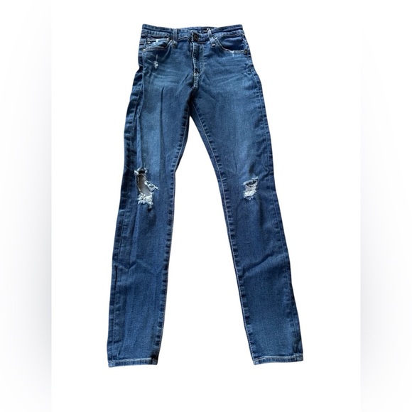 Ag Adriano Goldschmied Denim - Adriano Goldschmied The Farrah High Rise Skinny Ankle Jeans Size 24R